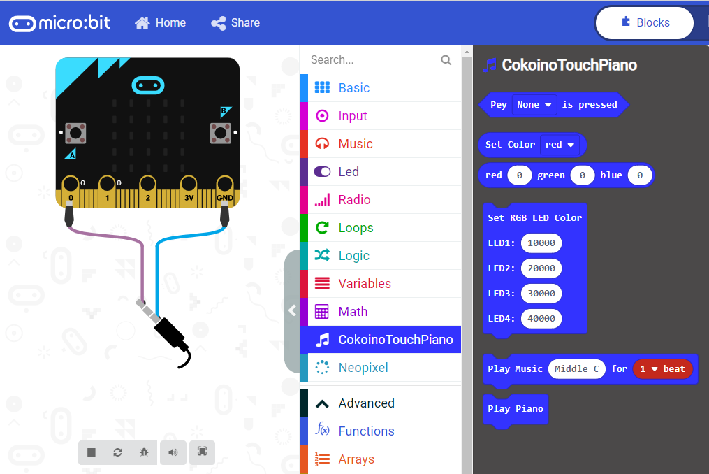 Micro:bit Touch Piano – Simple DIY Electronic Music Projects