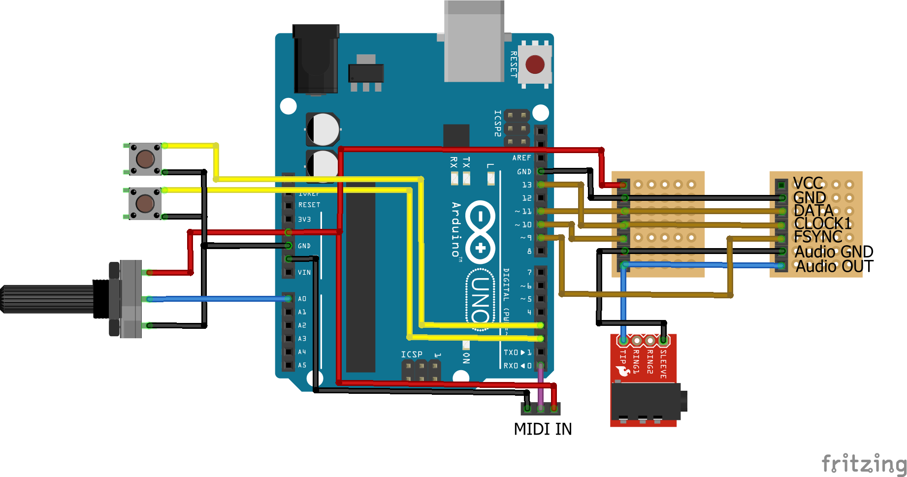 AD9833 MIDI Signal Generator Part 2_bb