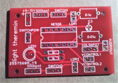 Light Theremin Board 1
