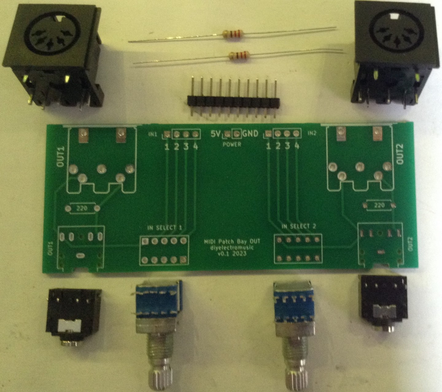 MIDI Matrix Patch Bay – Part 2 – Simple DIY Electronic Music Projects