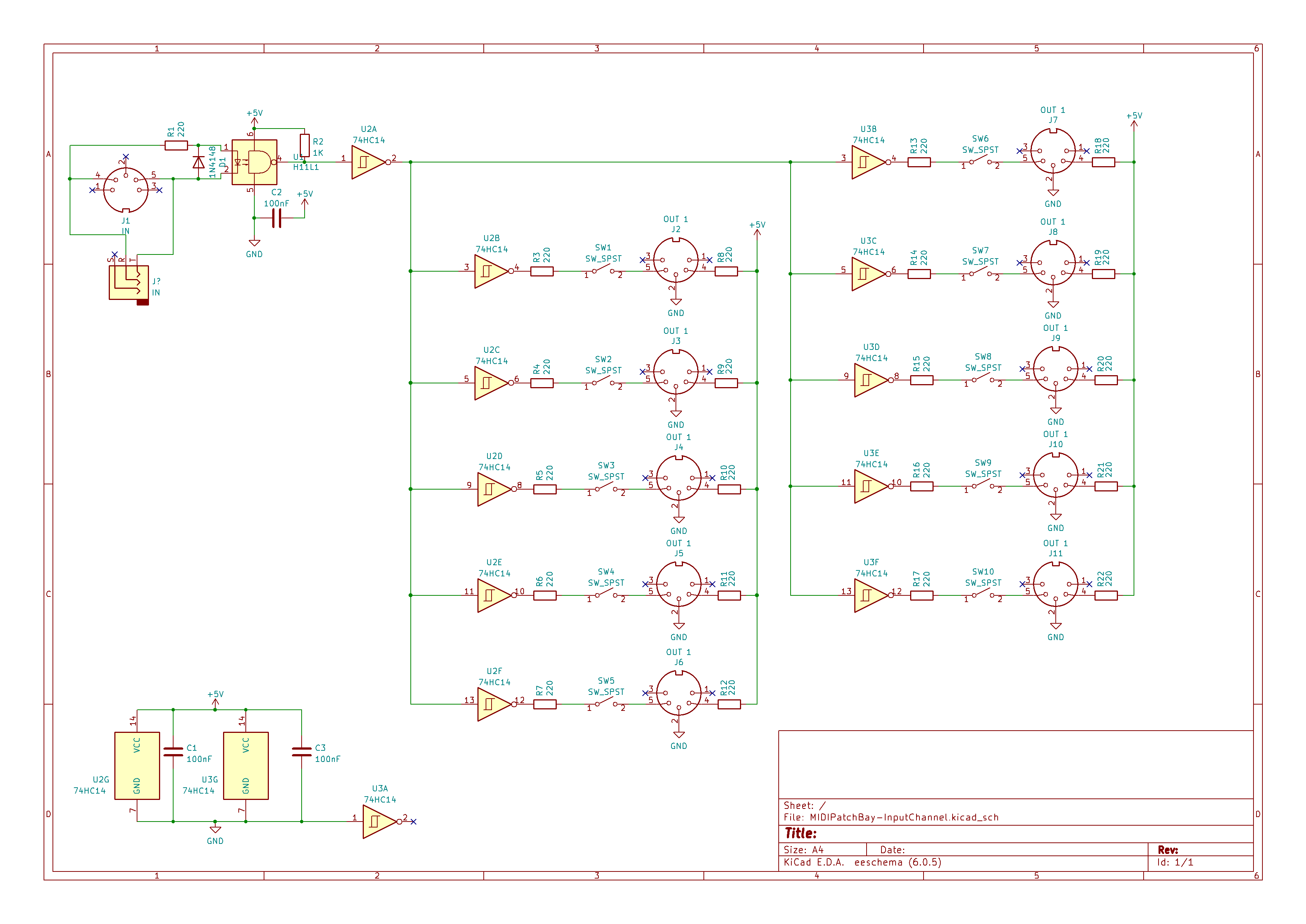 MIDI Matrix Patch Bay – Simple DIY Electronic Music Projects