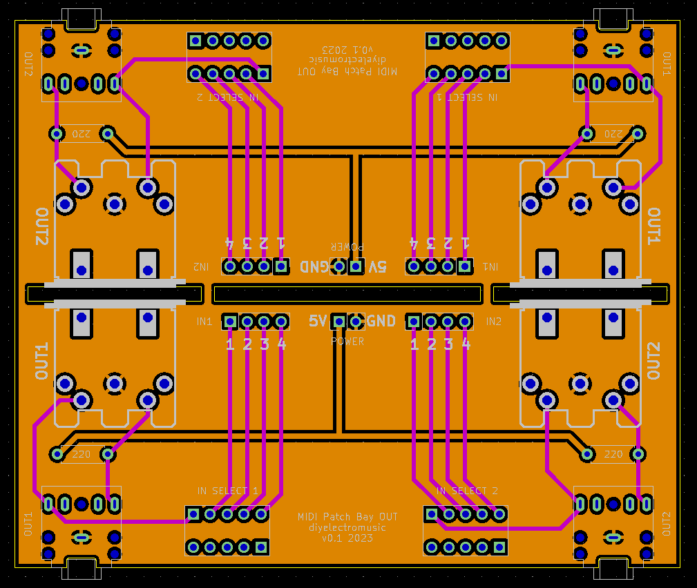 MIDI Matrix Patch Bay – Simple DIY Electronic Music Projects