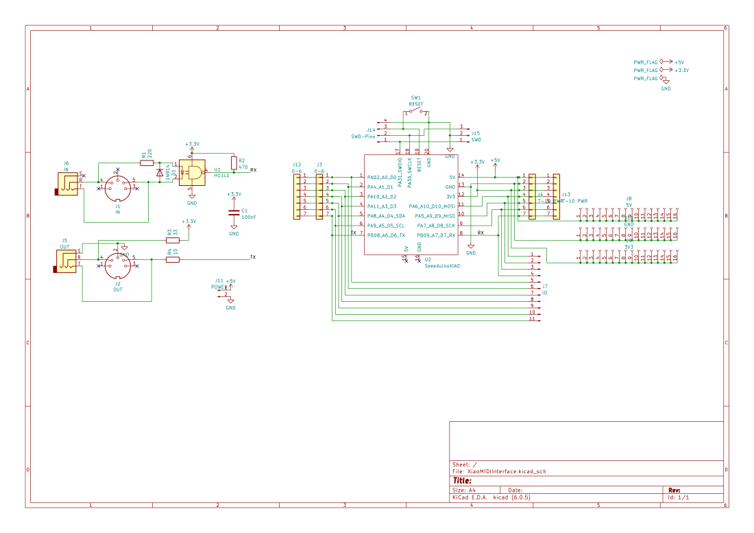 XiaoMIDIInterface-sch