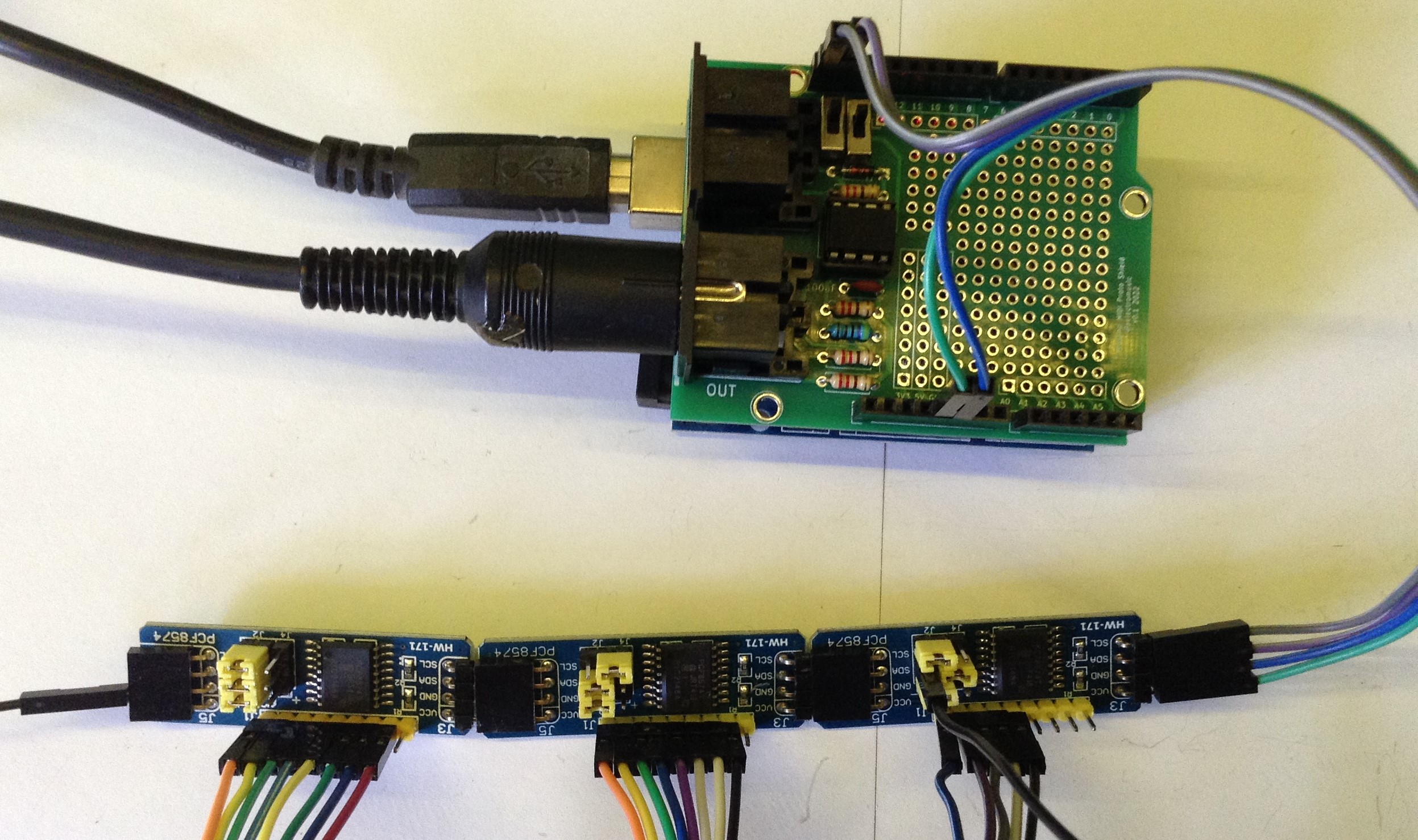 Arduino PCF8574/8575 MIDI Controller – Simple DIY Electronic Music