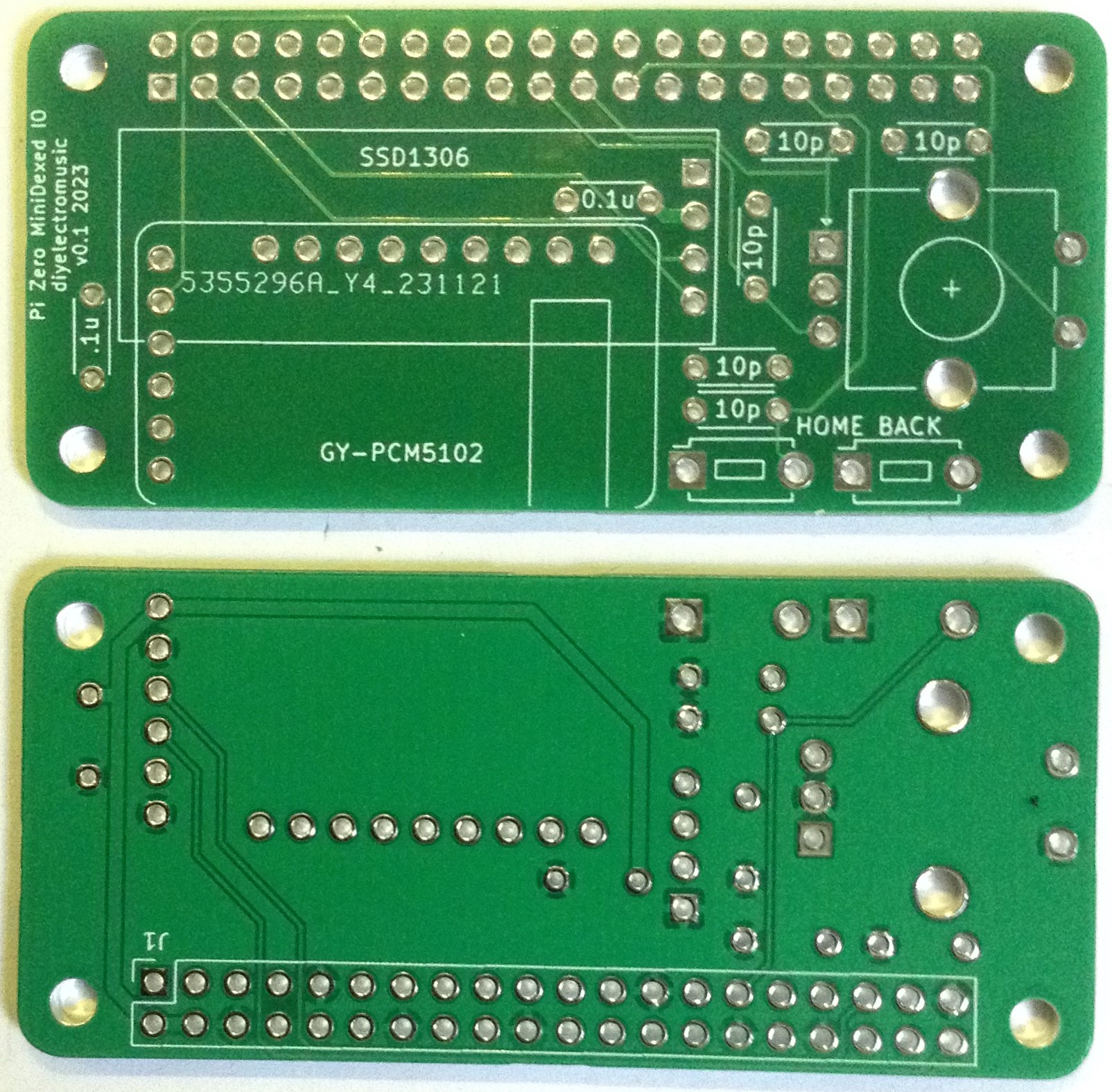 RPi Zero MiniDexed IO Board PCB Build Guide – Simple DIY Electronic ...