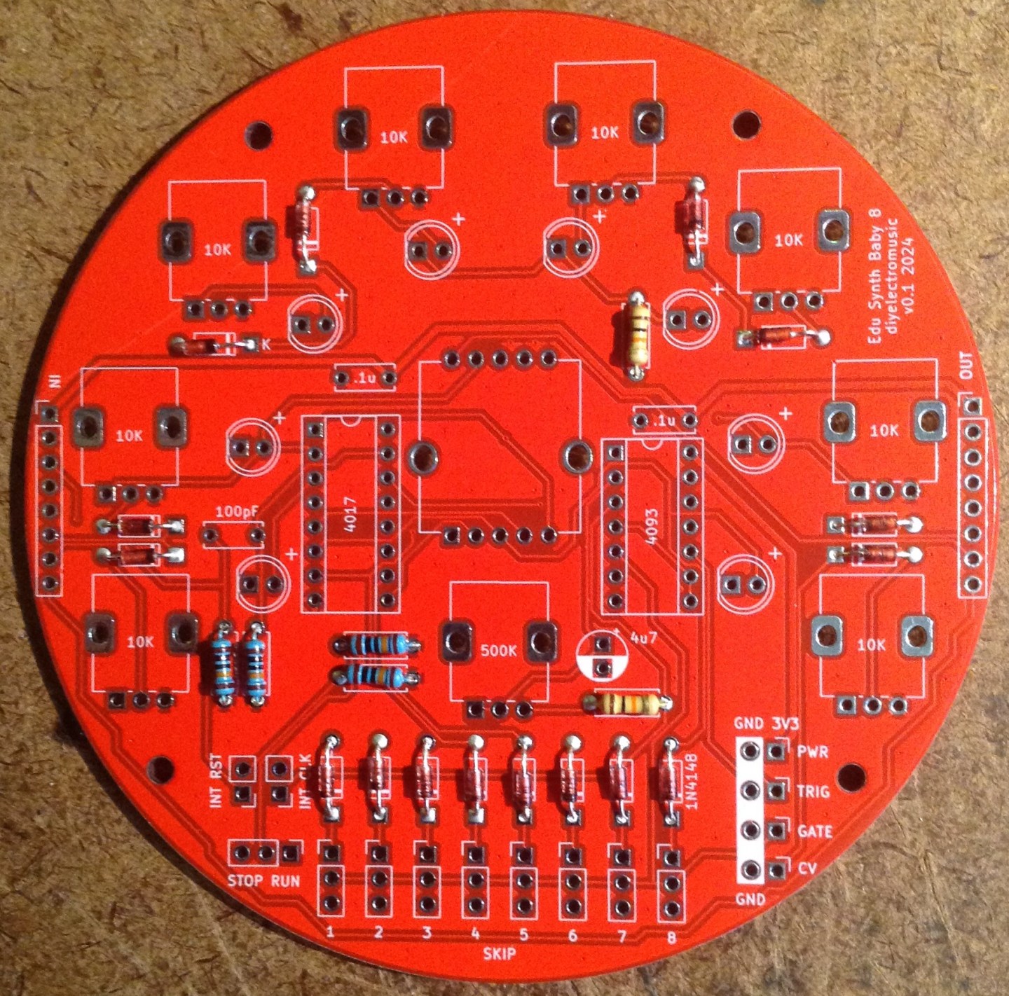 “Baby8” CV Step Sequencer – Part 3 – PCB Build Guide – Simple DIY ...