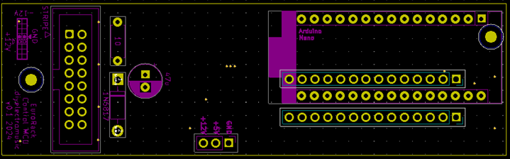 Arduino Module Eurorack EuroRack 6HP MCU Experimenter Module Usage Notes – Simple DIY ...