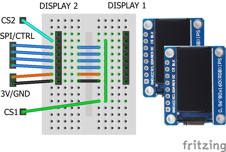 Double Lcd Screen Arduino Arduino with Multiple Displays – Part 2 – Simple DIY Electronic Music ...